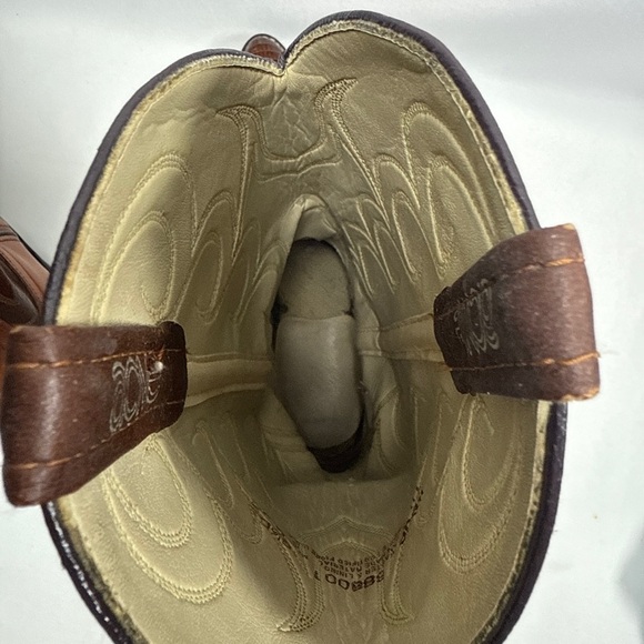 ACME Vintage Western Cowboy Boots Leather Lizard Toe Women’s 8.5 - Picture 16 of 16